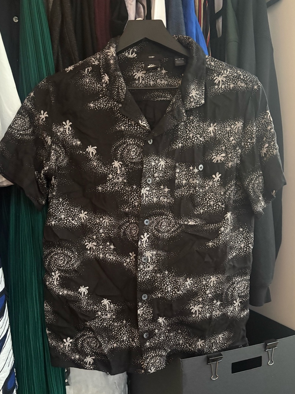 Urban Outfitters Quicksilver Button Down Camp Shirt